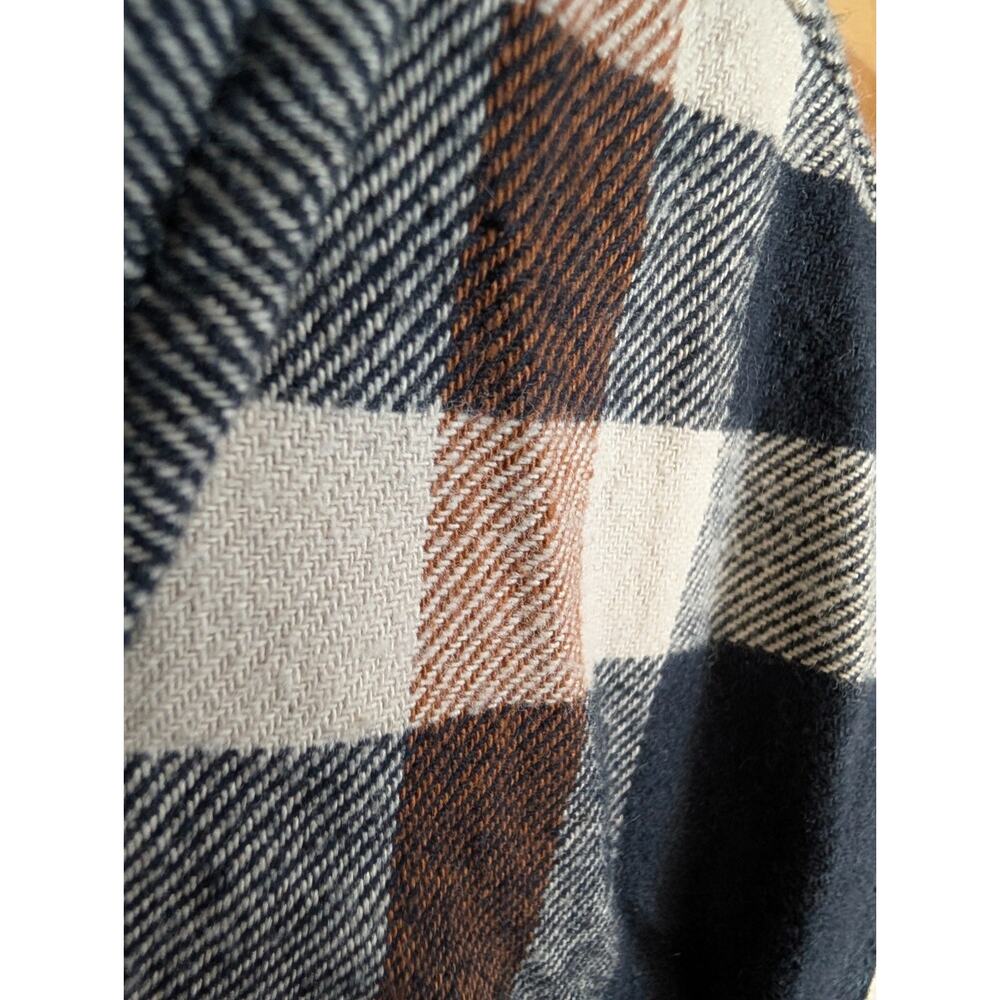 Levi's Shirt Jacket Mens S Multicolor Plaid Sherpa Lined Hooded Snap Button NWT - Picture 4 of 5